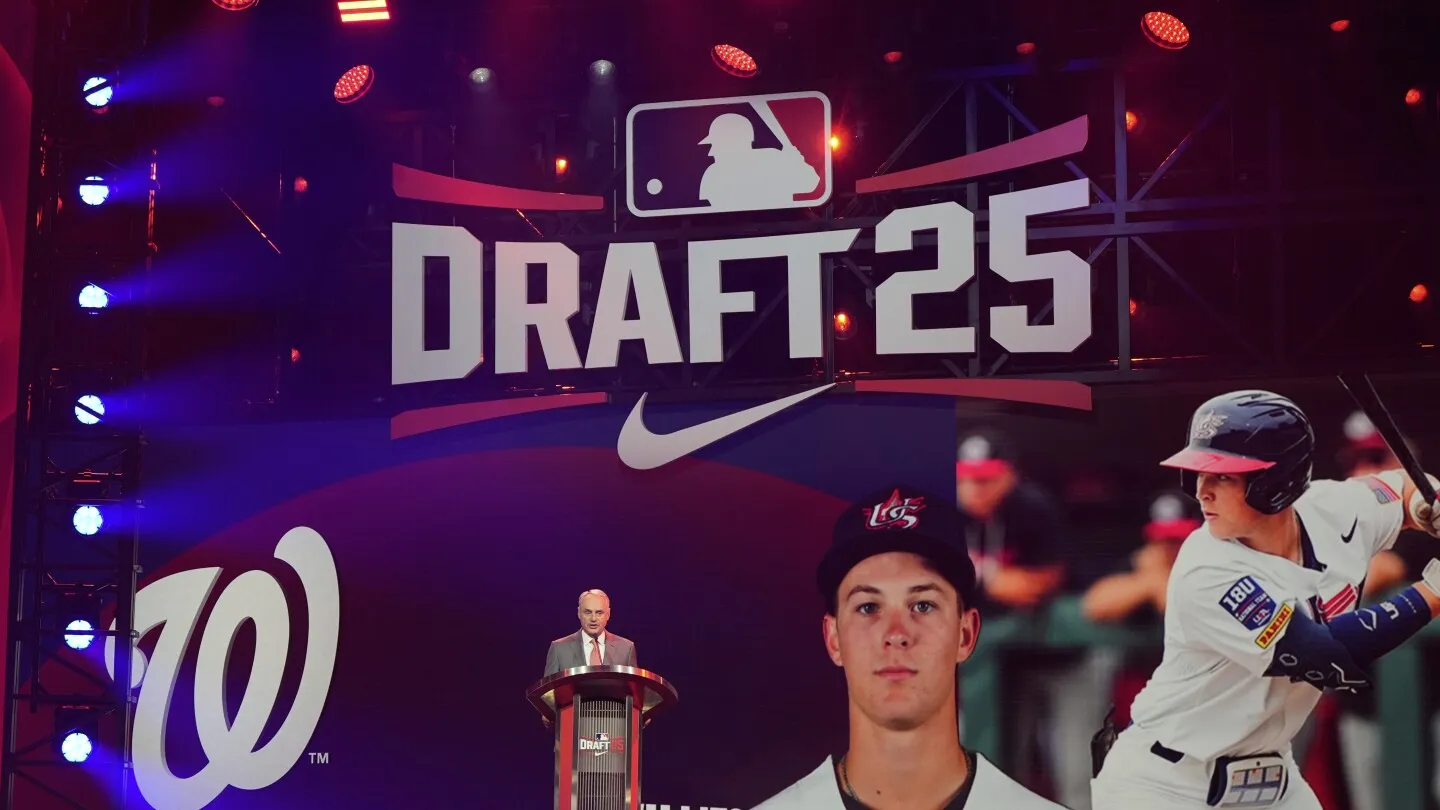 Nationals Pilih Eli Willits dengan Pilihan No. 1 di Draft MLB, yang Pertama dari Rekor 17 Shortstop Putaran Pertama