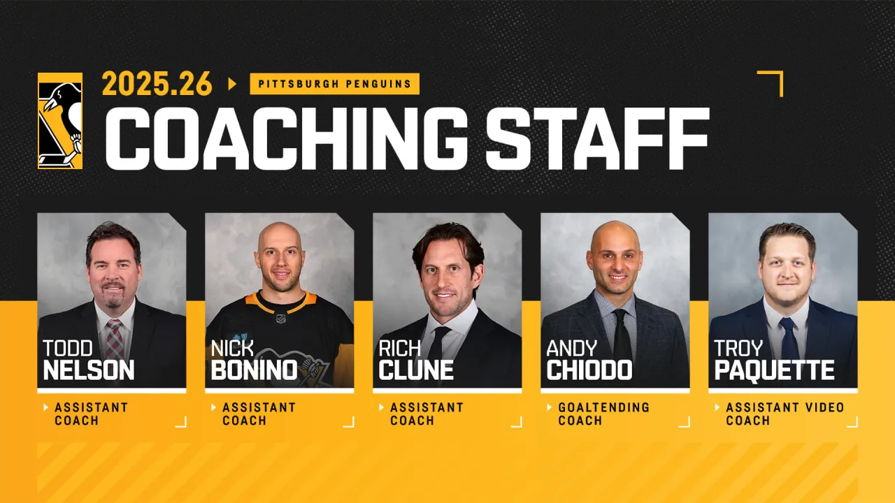 Penguin Tambah Todd Nelson, Nick Bonino, Rich Clune dan Troy Paquette ke Staf Pelatih