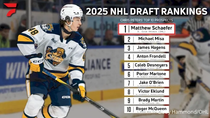 Peringkat Draf NHL 2025: Matthew Schaefer Ungguli 100 Teratas Final Chris Peters