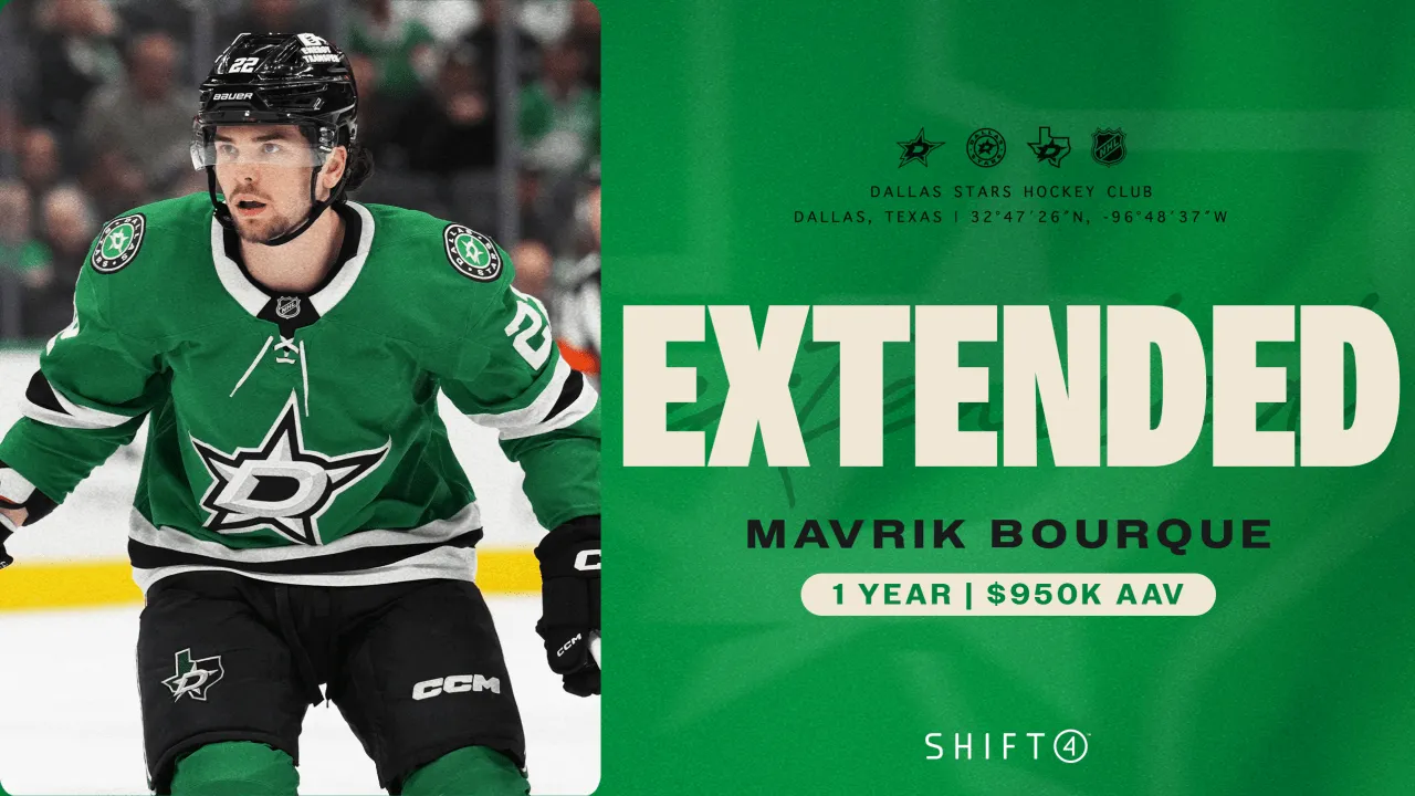 Dallas Stars perpanjang kontrak Mavrik Bourque